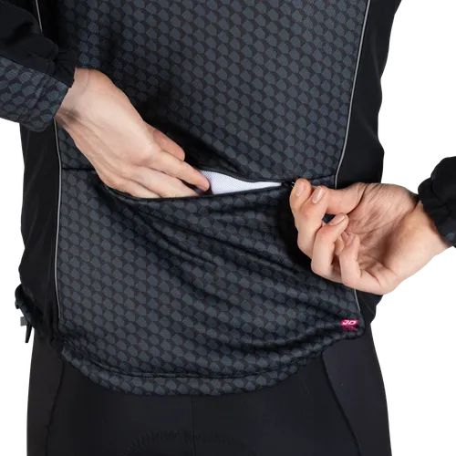 Poche arrière zippée