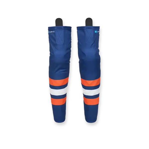 Bas de hockey sur glace sublimés HSV5 Pro à velcro