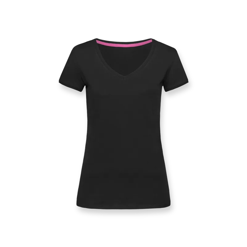T-shirt Classic femme col V